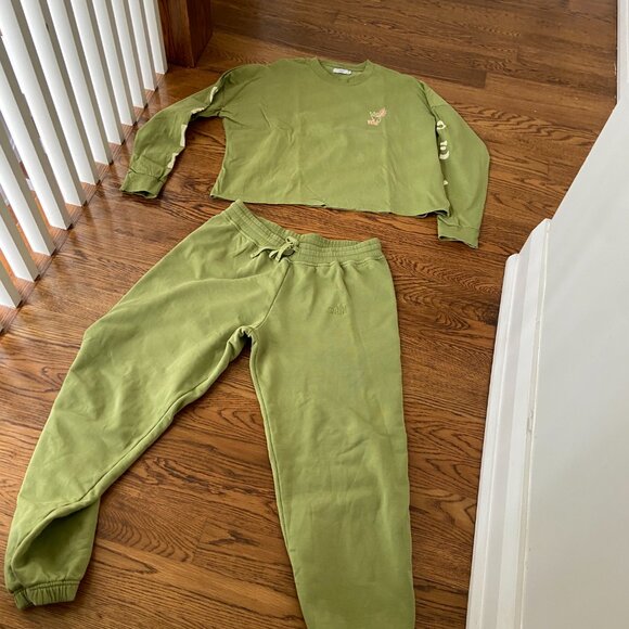 Green Women's Track Pants - Picture 4 of 8
